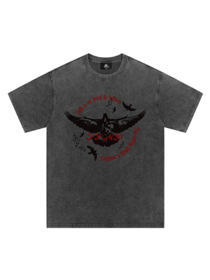 Original Vintage Washed Slogan Graphic T-Shirt