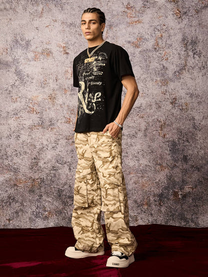 Phantom Letter Print T-shirt