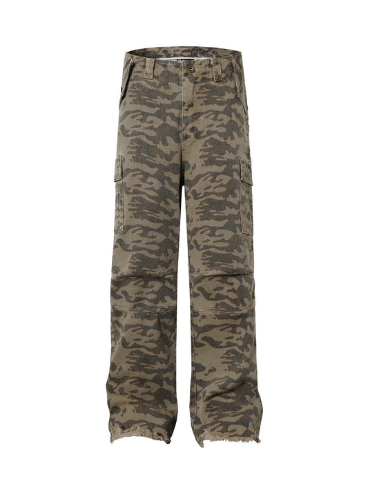 Pantalon cargo camouflage