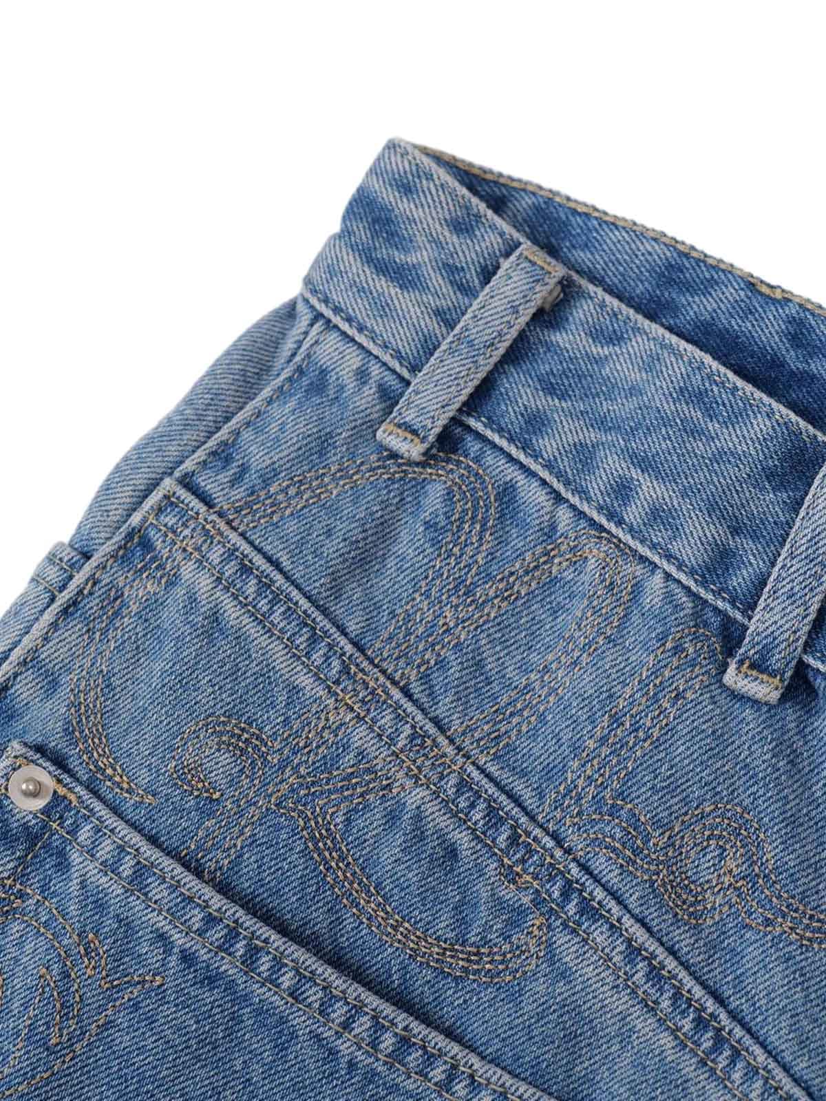 Jean délavé Cleanfit Barrel
