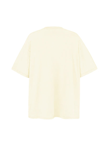 T-Shirt mit Rundhalsausschnitt und Graffiti-Print