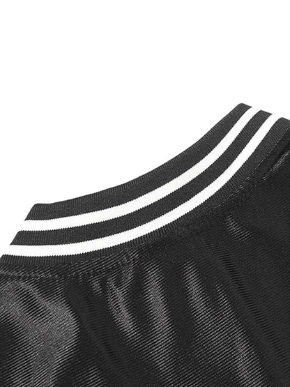 NO "23" Black Jersey V-Neck T-Shirt