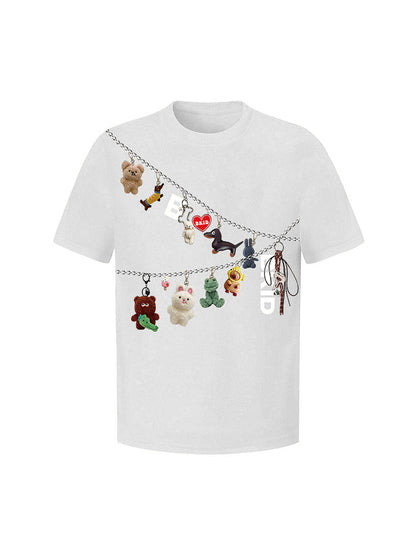 Fun Cartoon Print T-Shirt