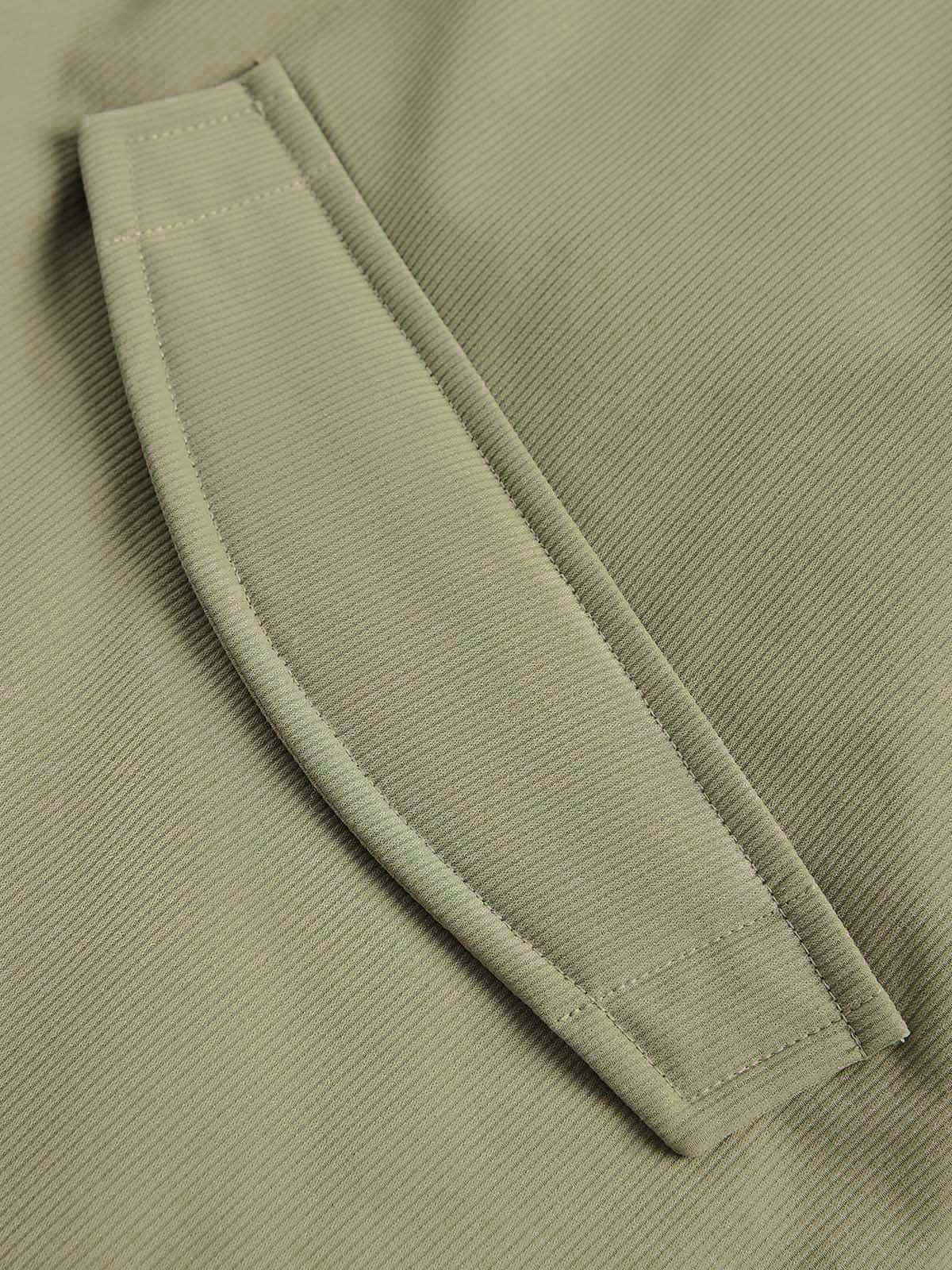 Veste vintage surdimensionnée à col montant plissé