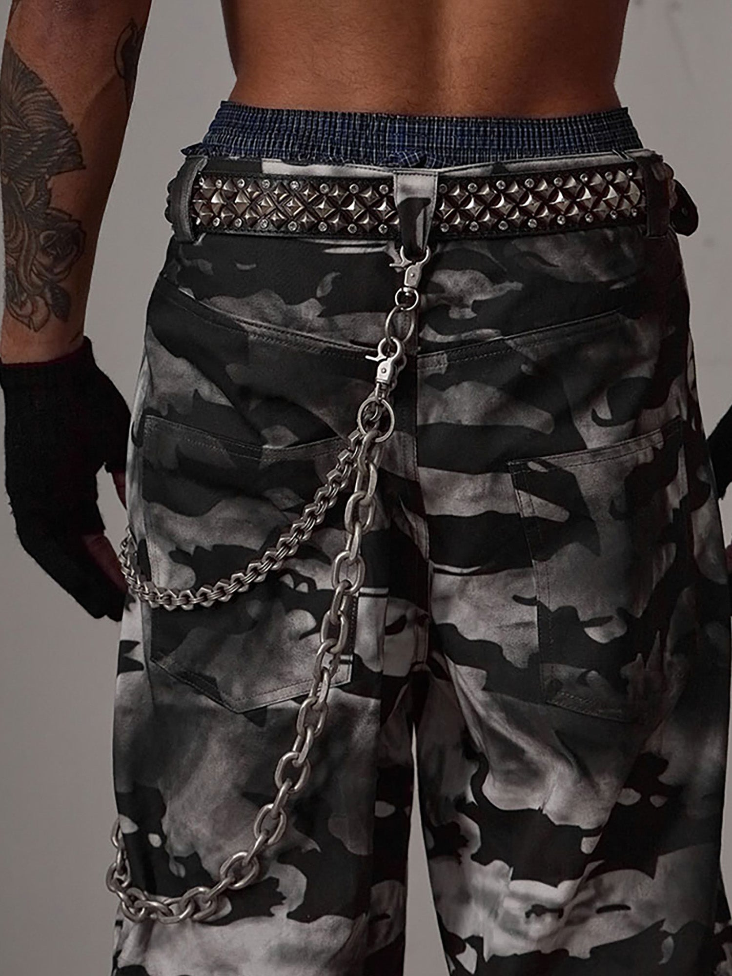 Ceinture rétro punk strass Thesupermade - 2175