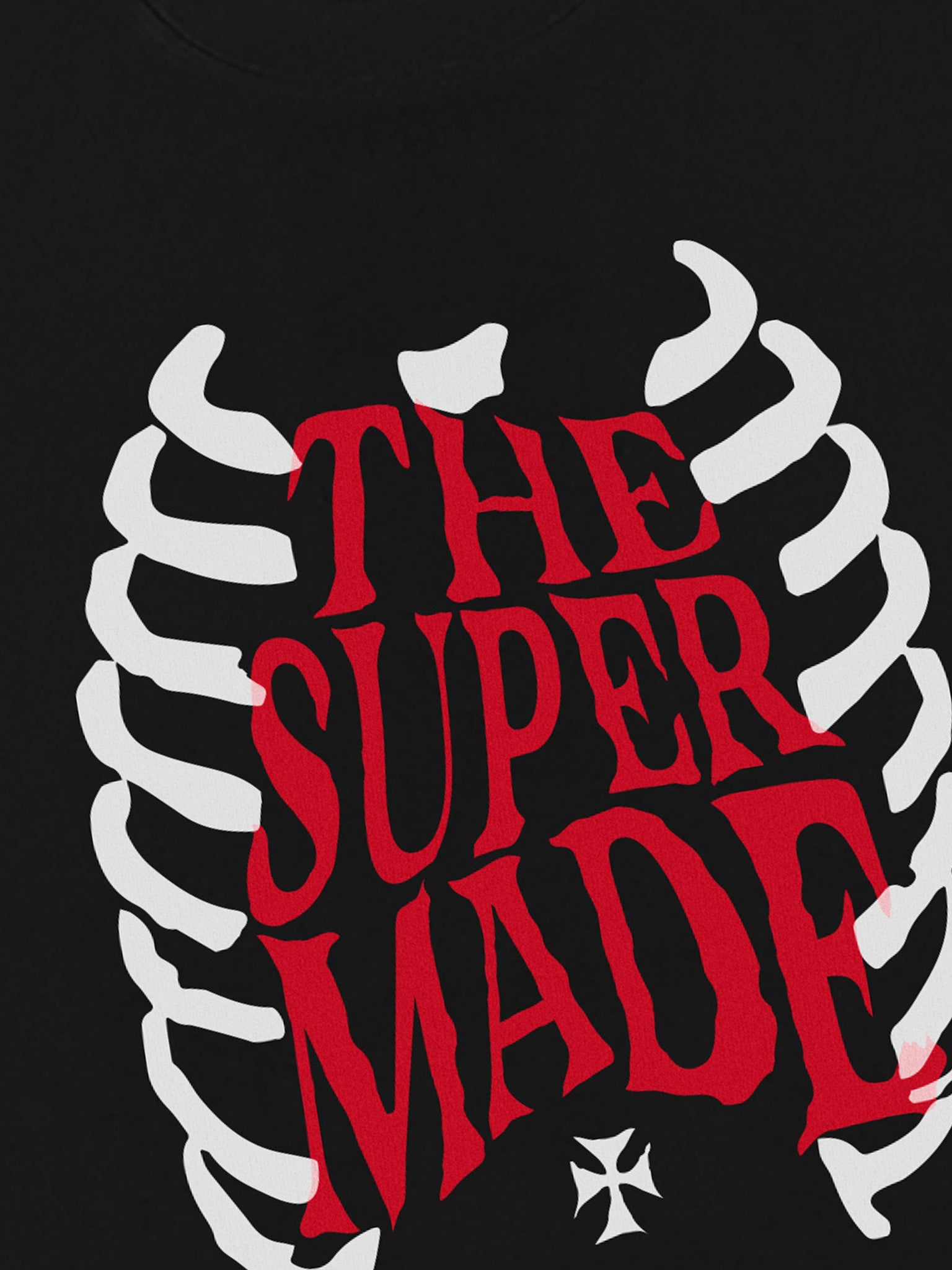 Thesupermade Skull Print T-shirt