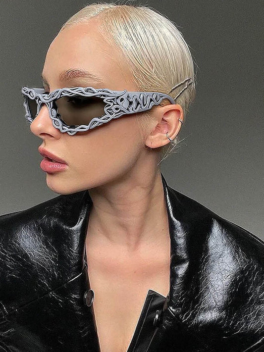 Punk Hip-hop Futuristic Sunglasses