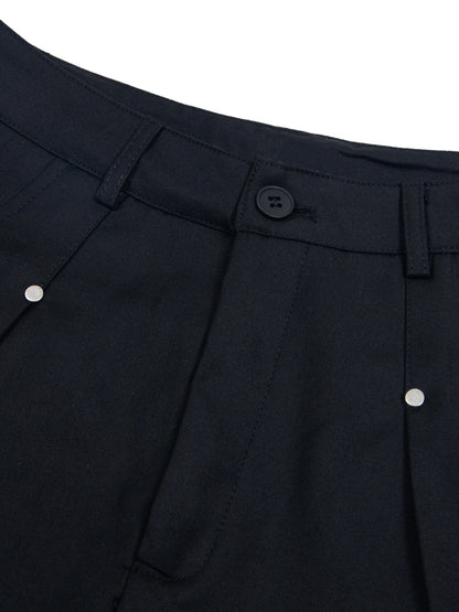 Short plissé à rivets Street Retro