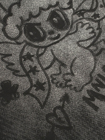 T-shirt graphique surdimensionné Angel