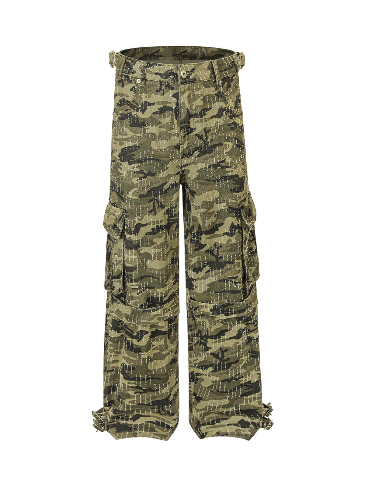 Camouflage Multi-Pocket Cargo Pants