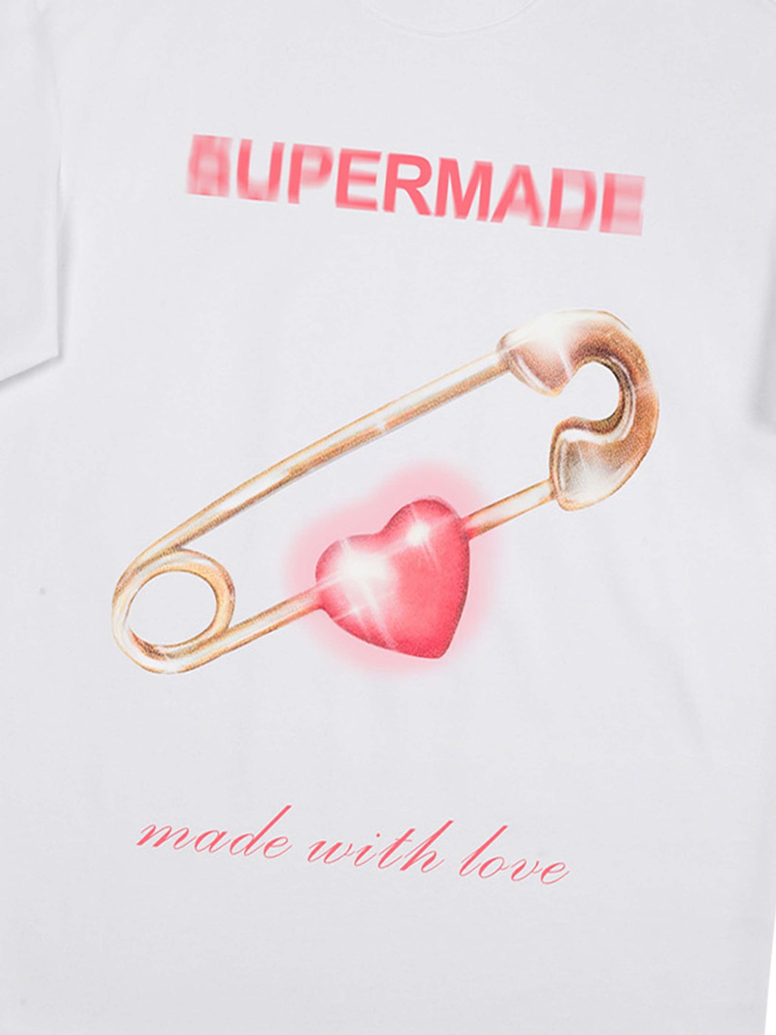 Thesupermade Street Paperclip Heart Hip Hop T-shirt