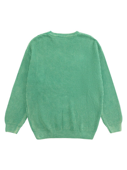 Pullover mit verwaschenem Old Label-Print im Retro-Look