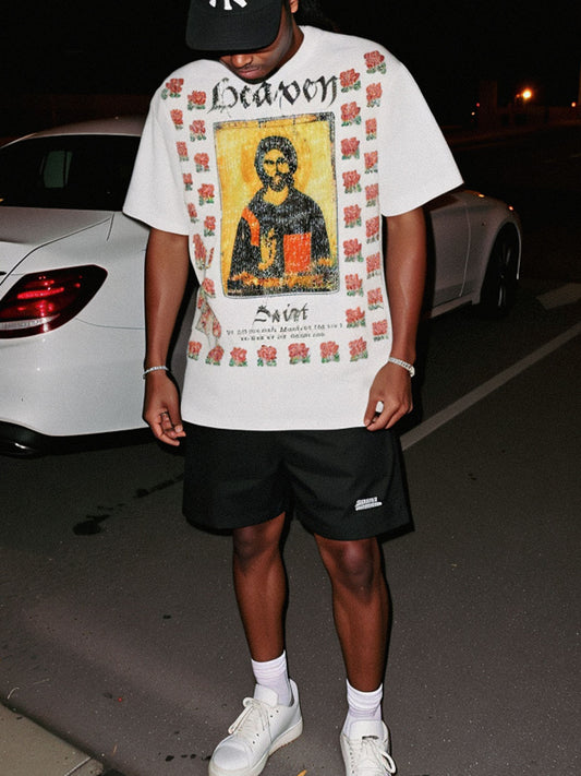 T-shirt graphique floral Heaven