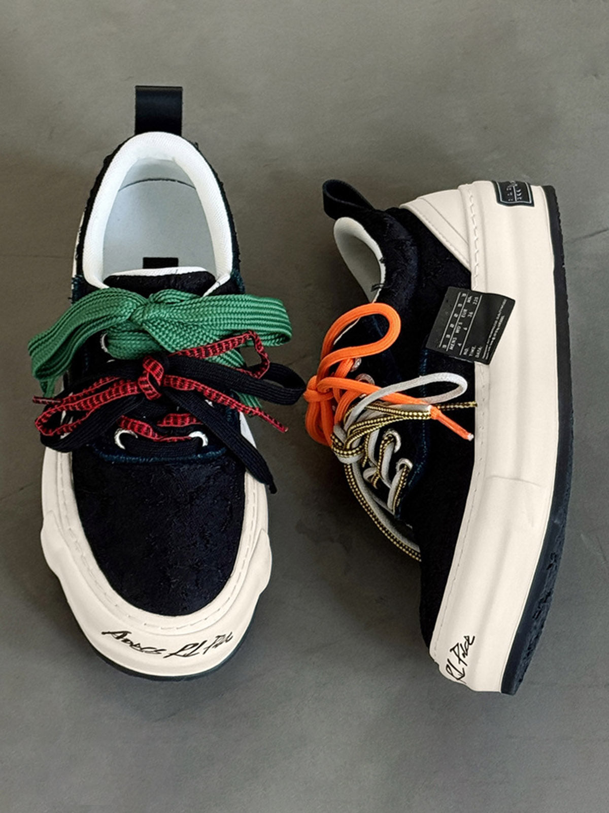 Colorful Lace-Up Sneakers