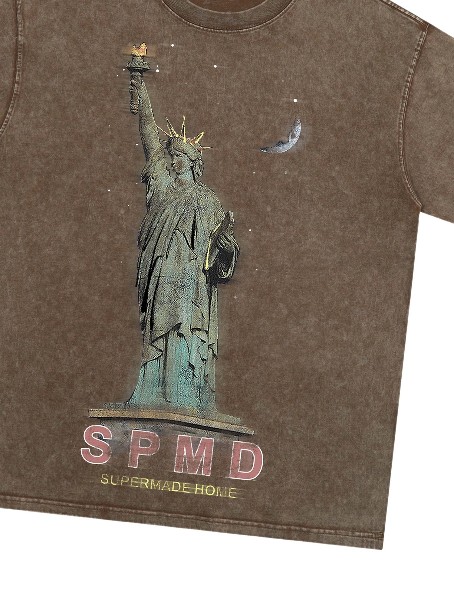 Thesupermade Statue Of Liberty Vintage T-shirt - 2132