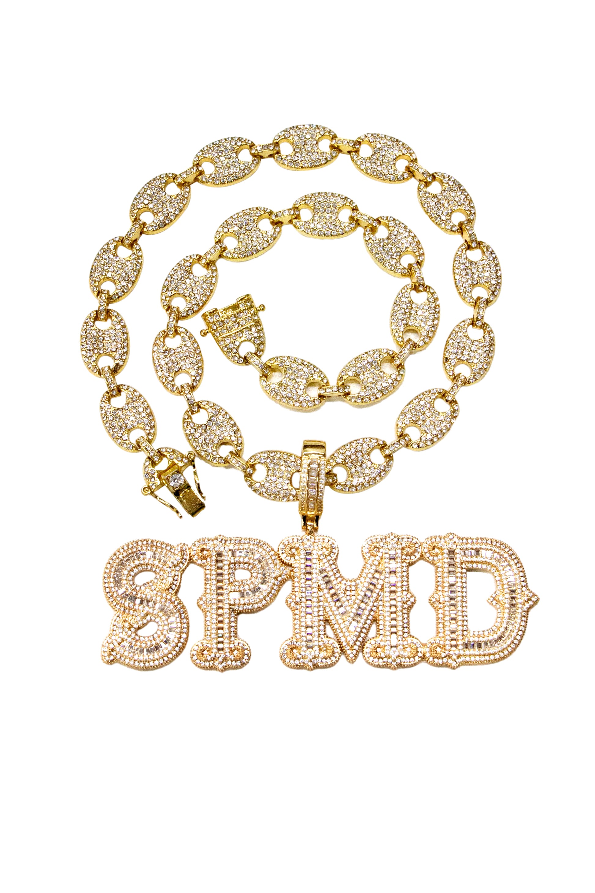 Thesupermade Hip-Hop-Diamant-Buchstabenkette – 2229