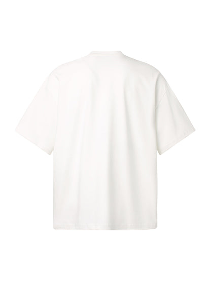 T-shirt ras du cou à imprimé lettre