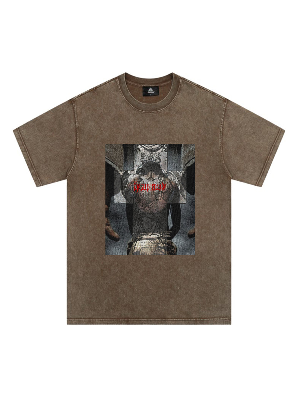 T-shirt graphique original avec portrait croisé