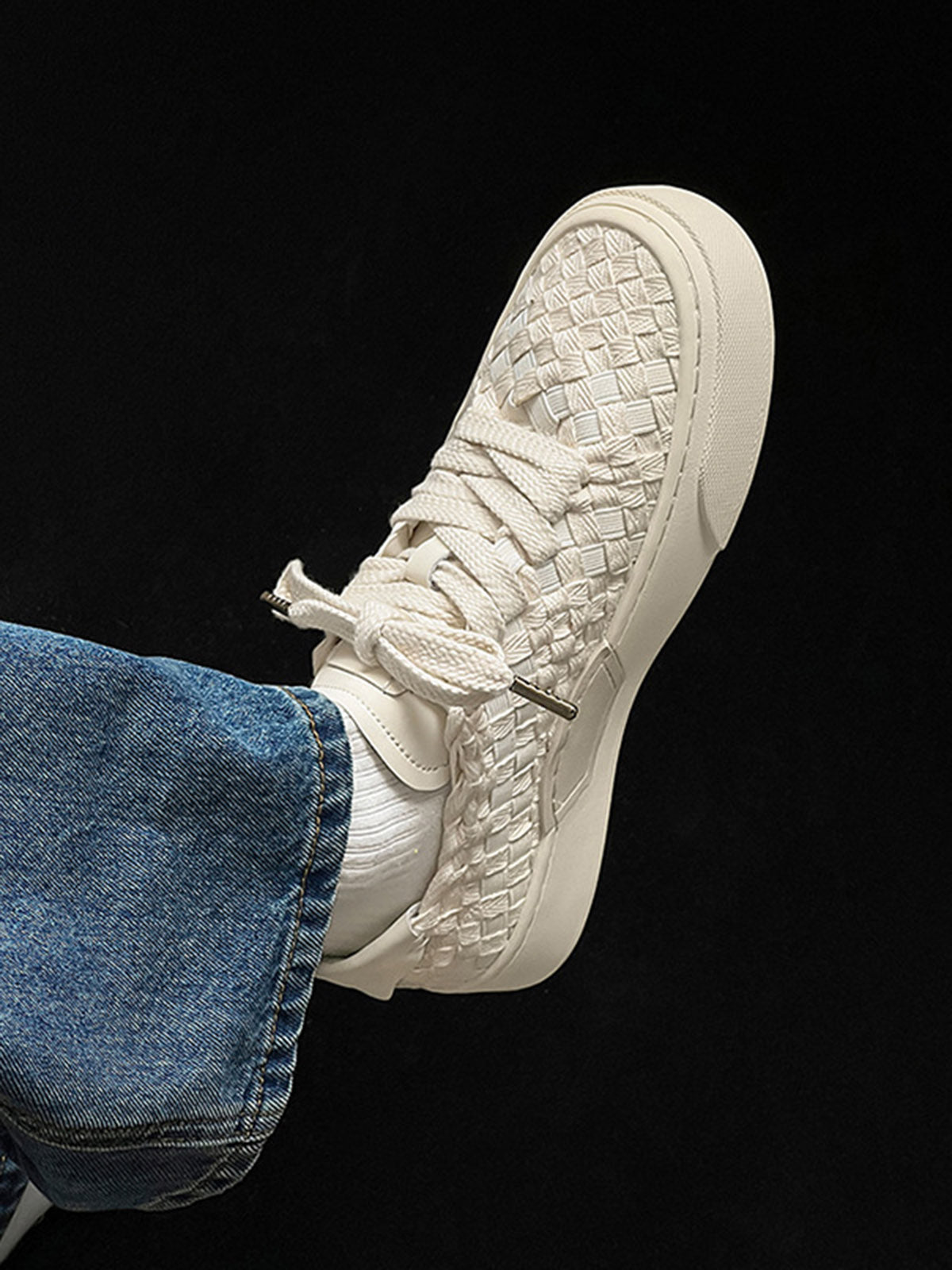 Thesupermade Woven Breathable Canvas Sneakers