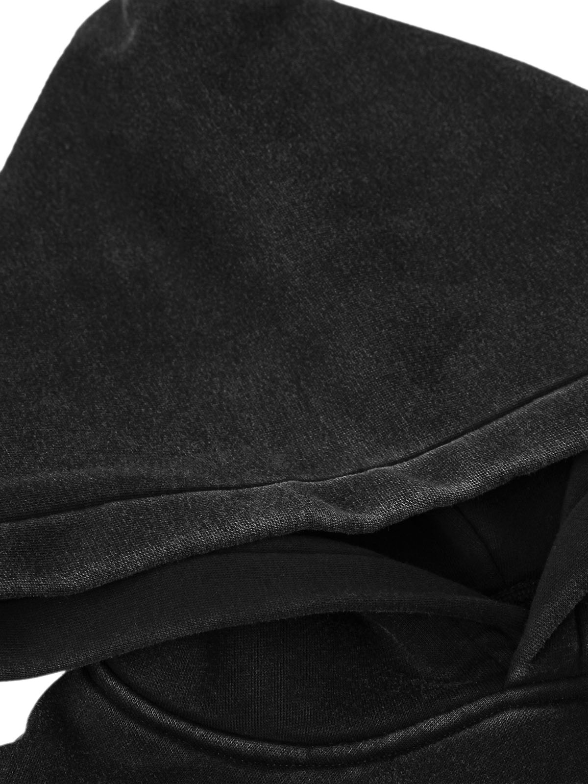 Kapuzenpullover mit verwischtem Buchstaben-Print