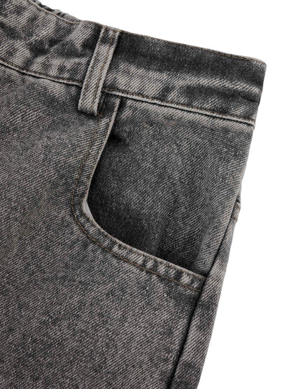 Thesupermade Street Stitching Multi-Pocket Workwear Washed Jeans – 2209