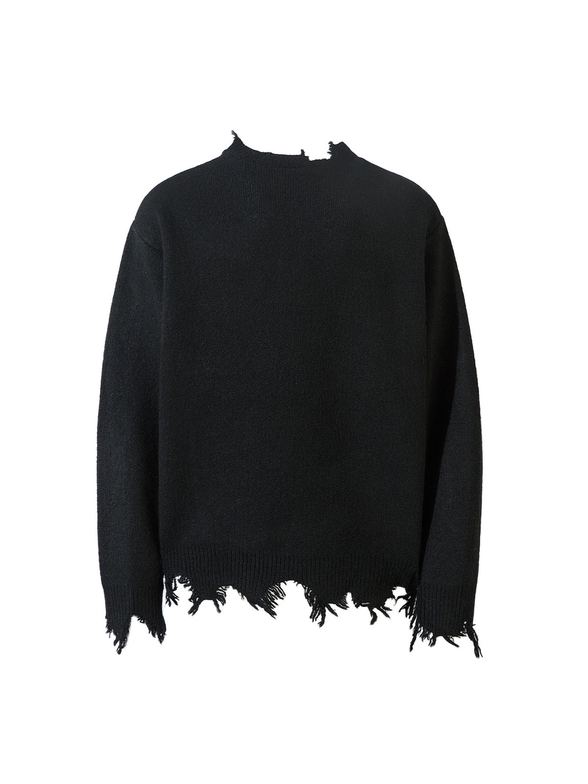 Pull zippé quart de tour effet vieilli