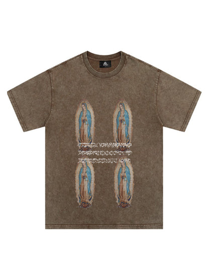 Original Virgin Mary Print T-Shirt