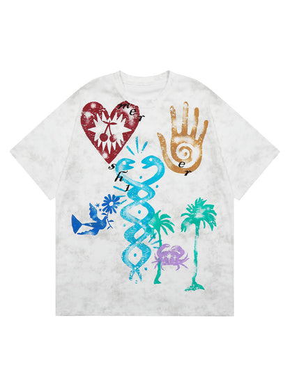 Vibrant Graphic Print T-Shirt