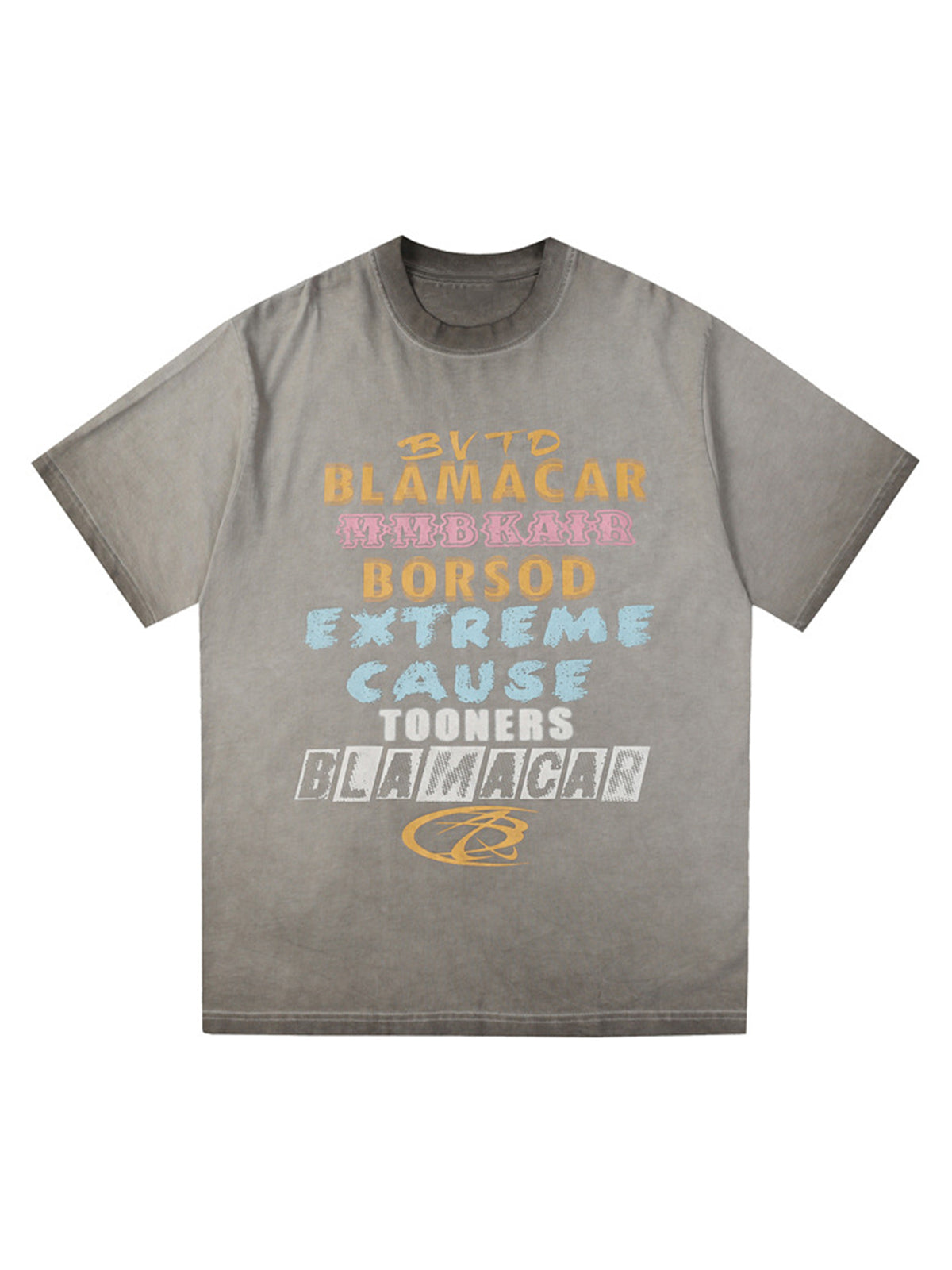 Washed Blamacar Graphic T-Shirt