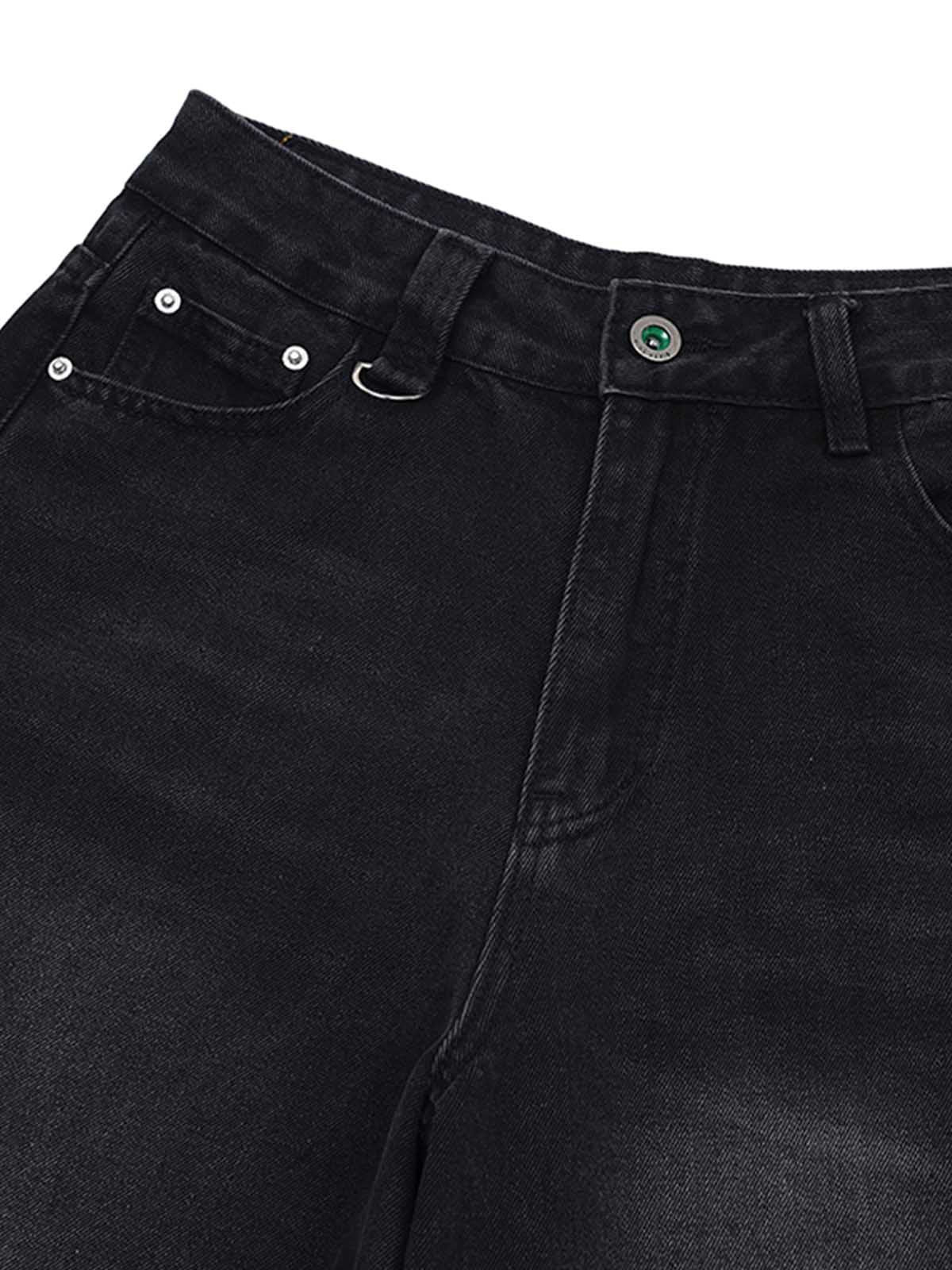 Retro Street Cleanfit Straight Jeansjacke