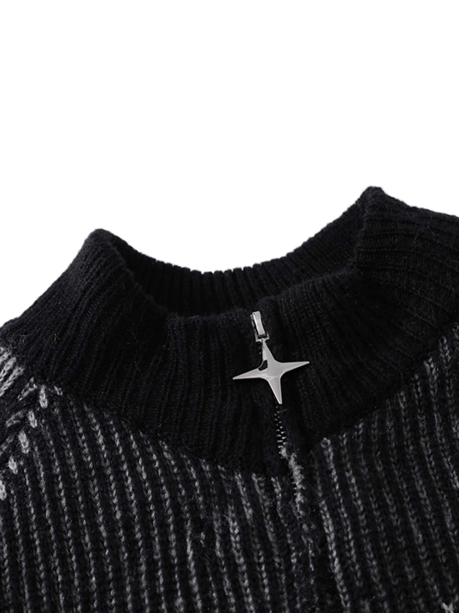 Cardigan à col montant et pull zippé Thesupermade