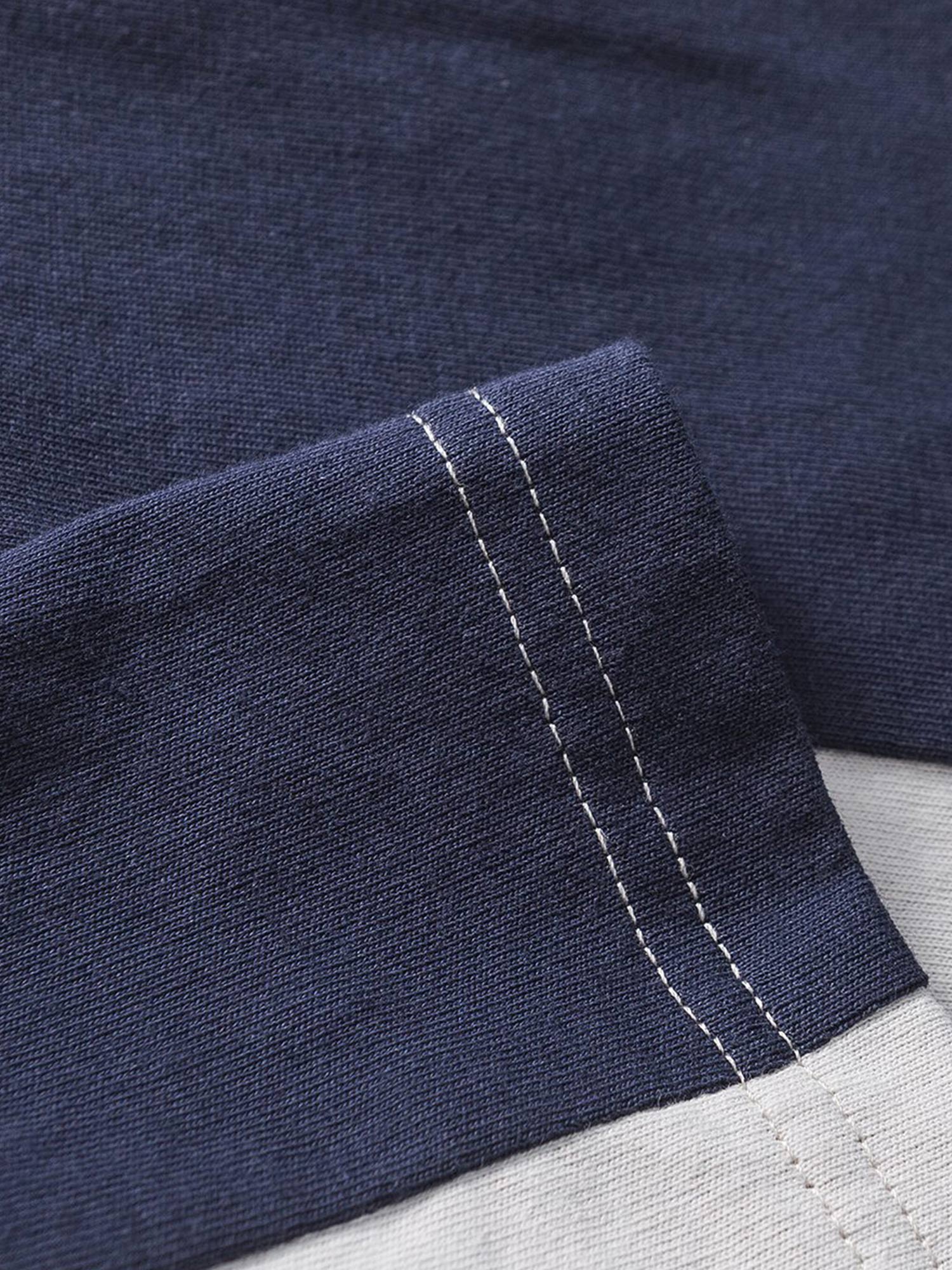 T-shirt à imprimé patchwork rétro américain supermade