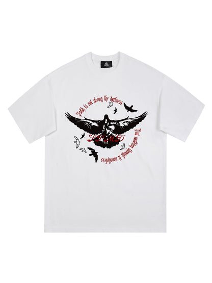Original Vintage Washed Slogan Graphic T-Shirt