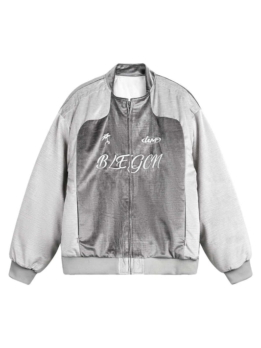 Thesupermade – Bomberjacke mit Patchwork-Stickerei