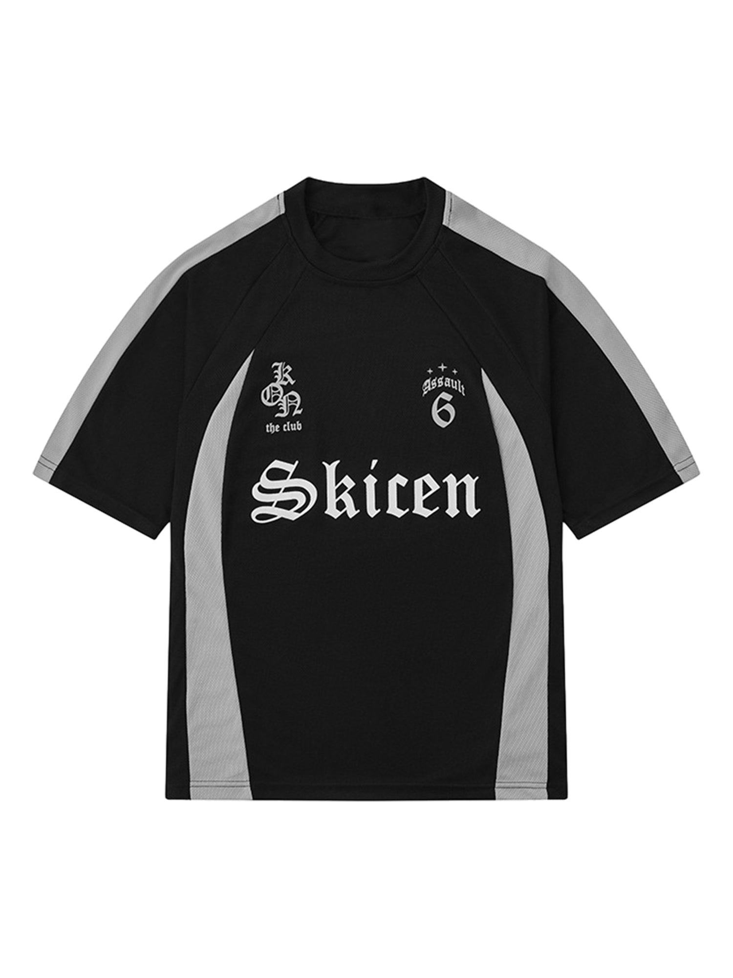 Thesupermade Gothic Font Jersey Street Rap T-Shirt