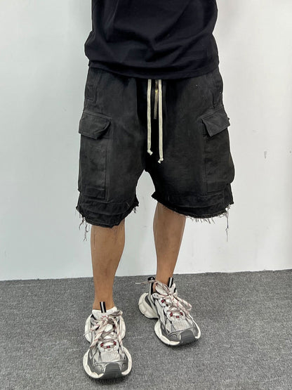 Street RO – Cargo-Jacke aus gewaschenem Denim