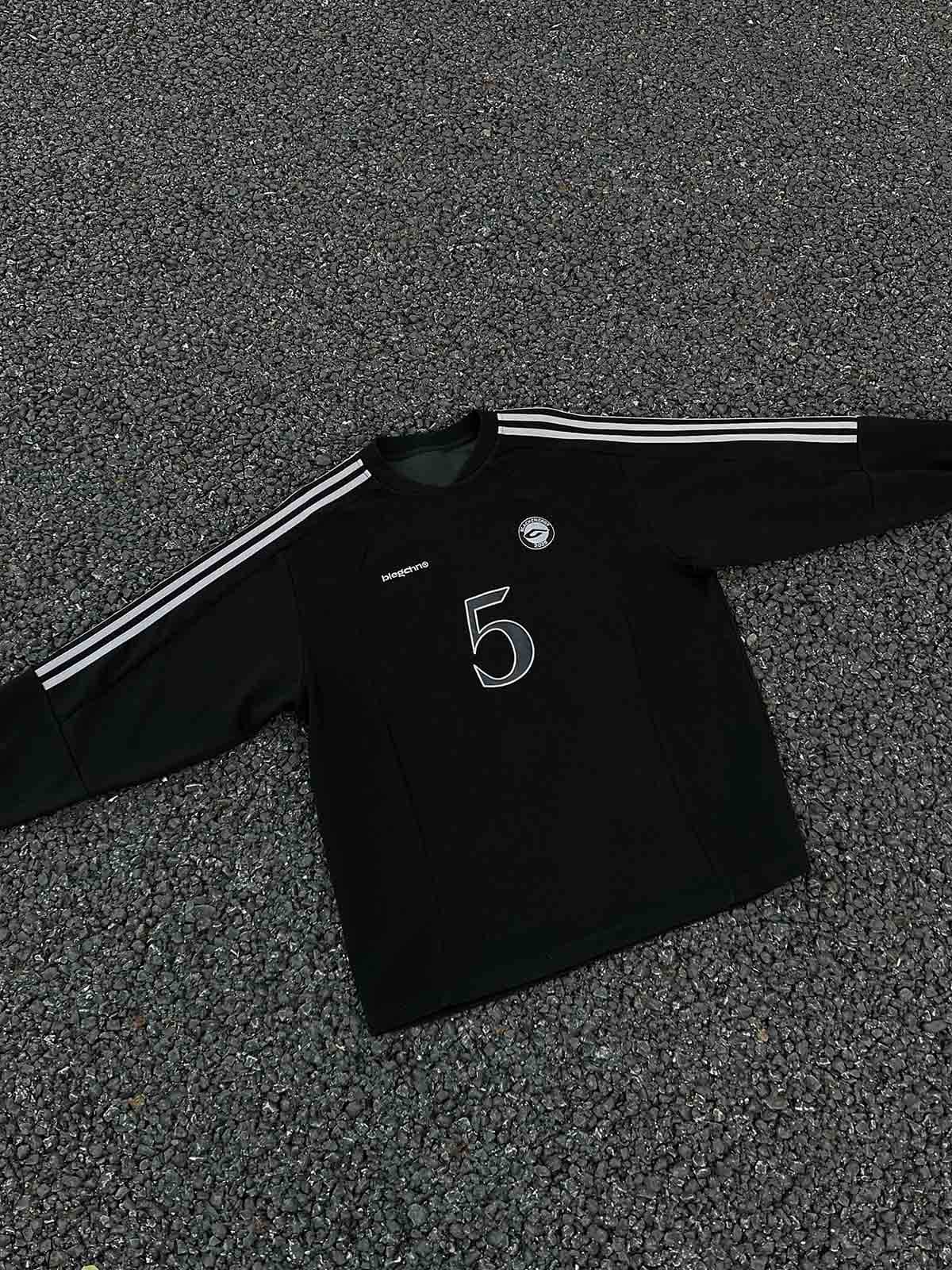 Langarm-T-Shirt aus schwerem Vintage-Jersey