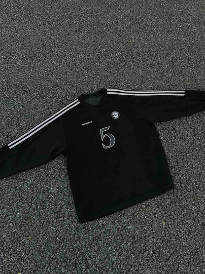 Langarm-T-Shirt aus schwerem Vintage-Jersey