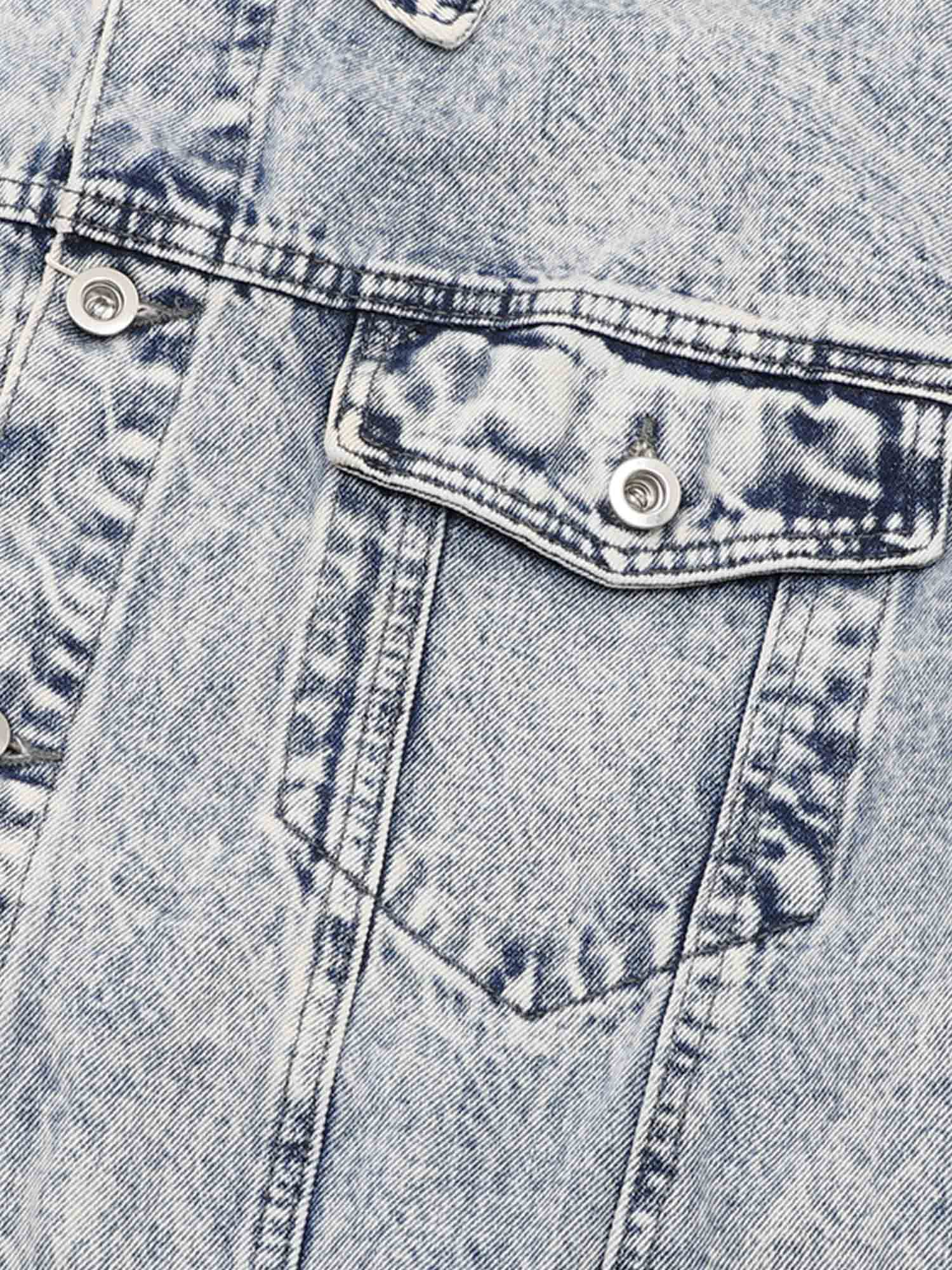 Veste en jean brodée Thorn de Thesupermade