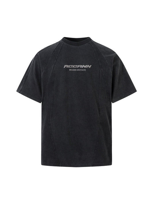 T-shirt brodé Déconstruction Split