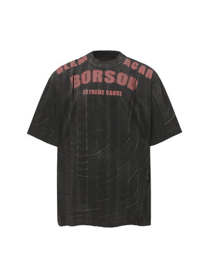 Wasteland Dirty Dye Oversized Graphic T-Shirt