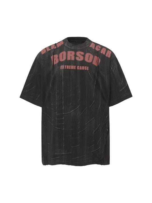 Wasteland Dirty Dye Oversized Graphic T-Shirt