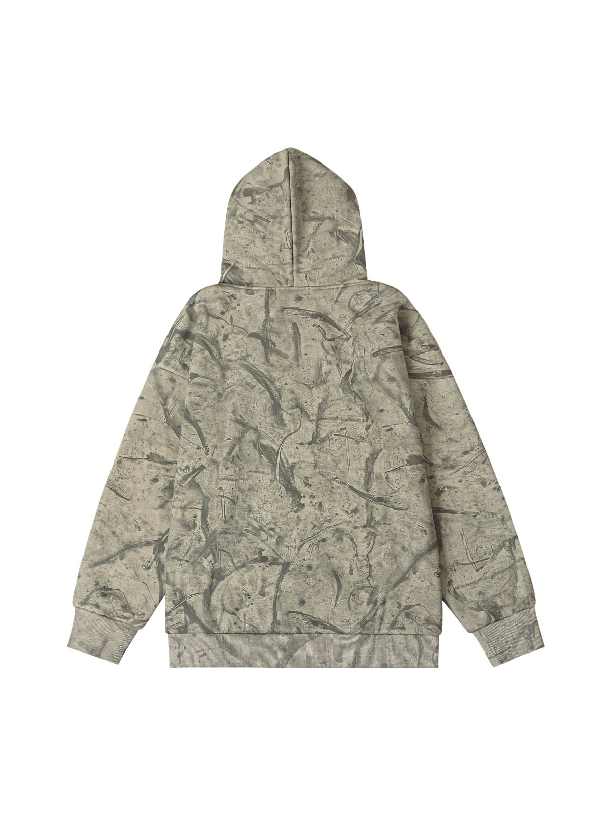 Thesupermade Camouflage Pullover Fleece Hoodie