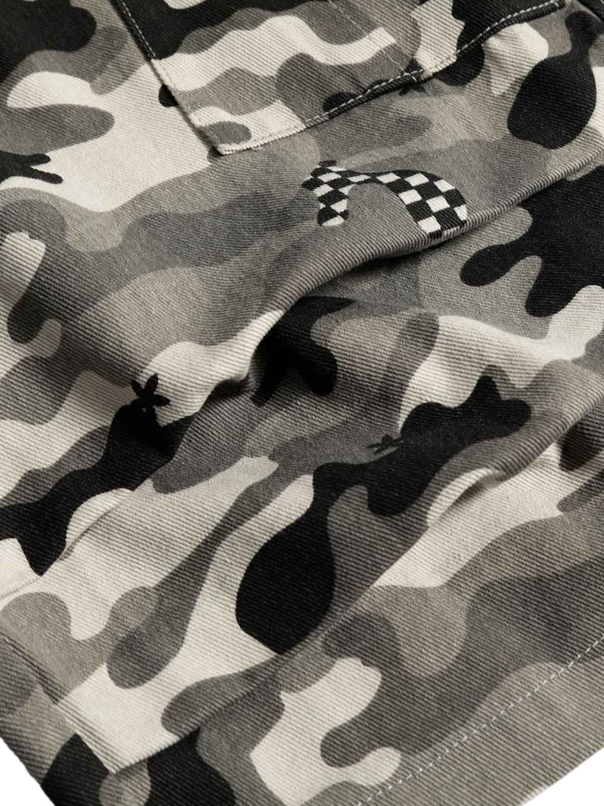Camouflage Multi-pocket Cargo Jorts