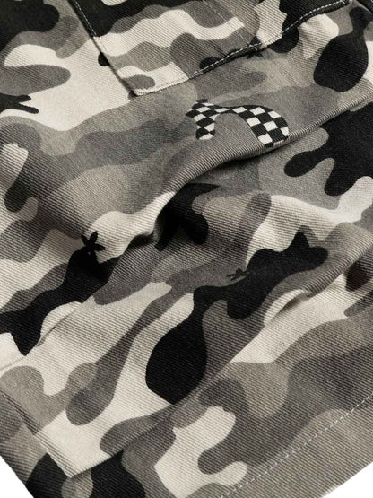 Camouflage Multi-pocket Cargo Jorts