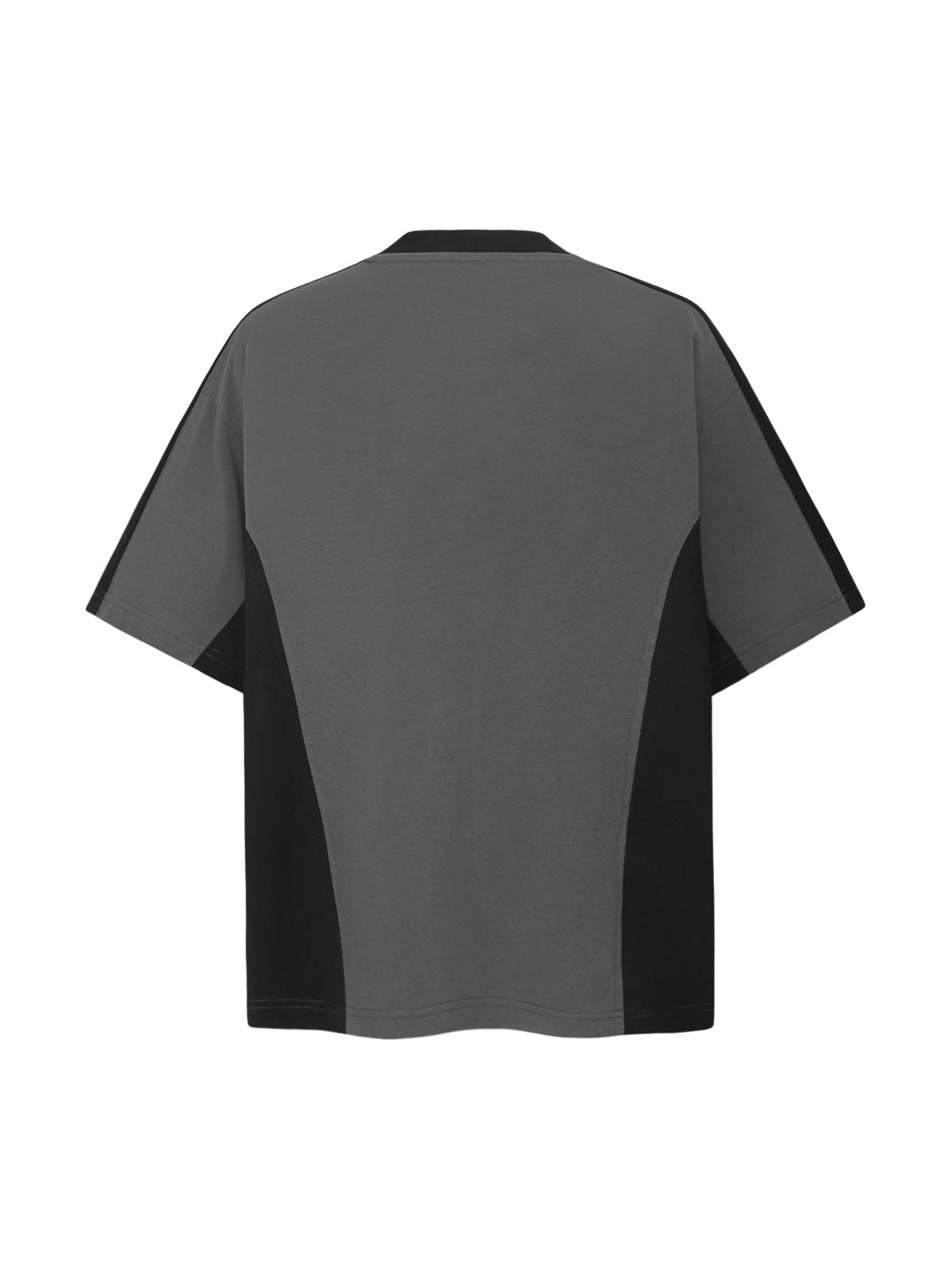 Contrast Color Short Sleeve T-Shirt