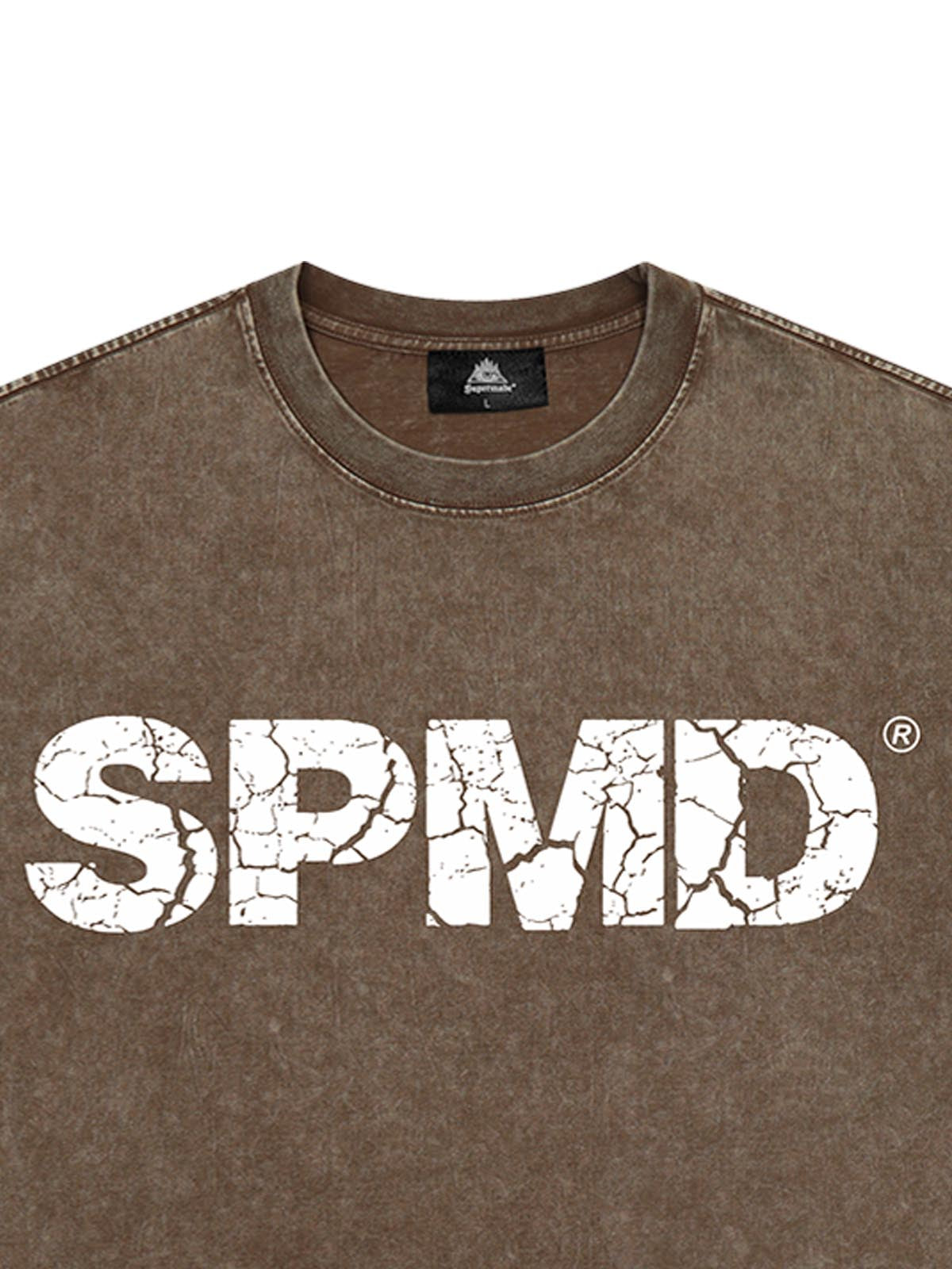 Original Vintage Cracked Letter Graphic T-Shirt