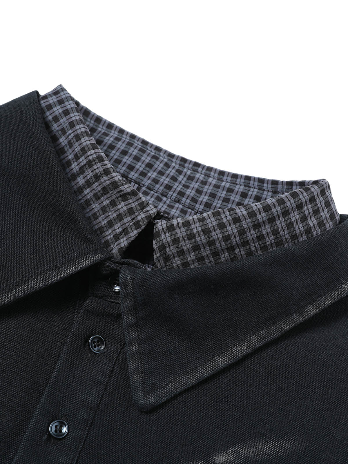 Wasteland Style Retro Washed Faux Zweiteiler