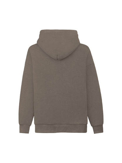 Kapuzenpullover mit verwischtem Buchstaben-Print
