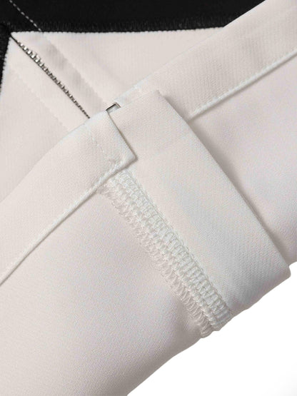 Thesupermade Shirt mit Reißverschluss und Stern-Design -1575 